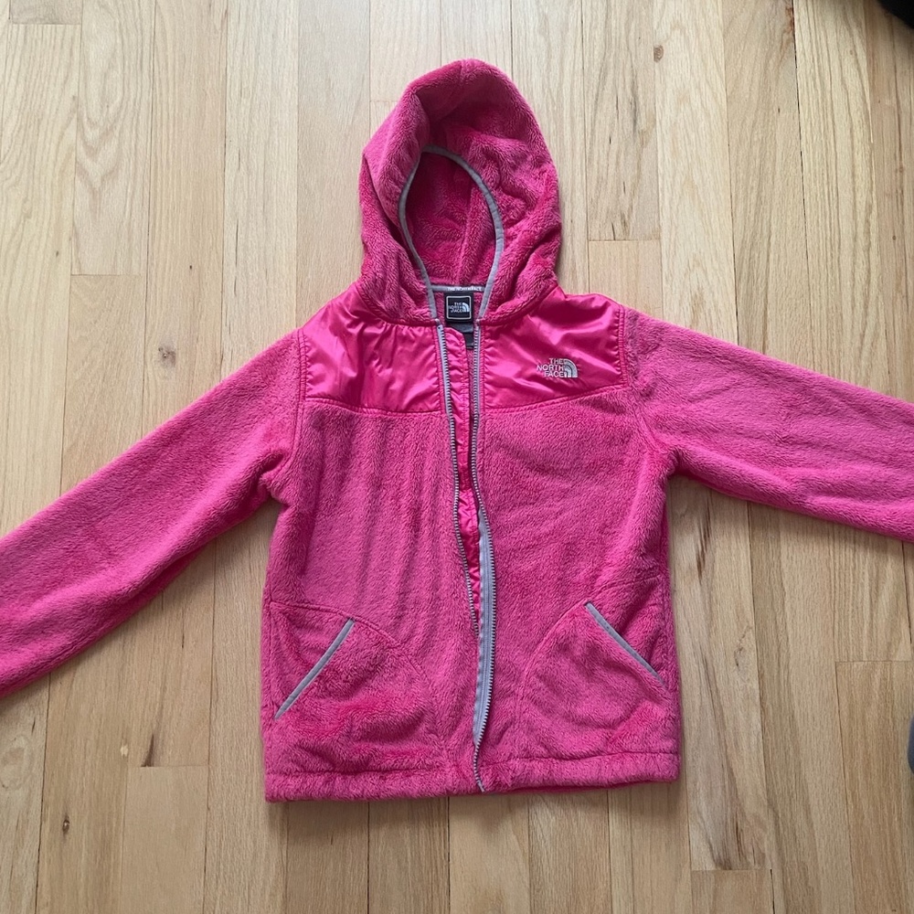 The North Face Pink Zip Up Jacket Large